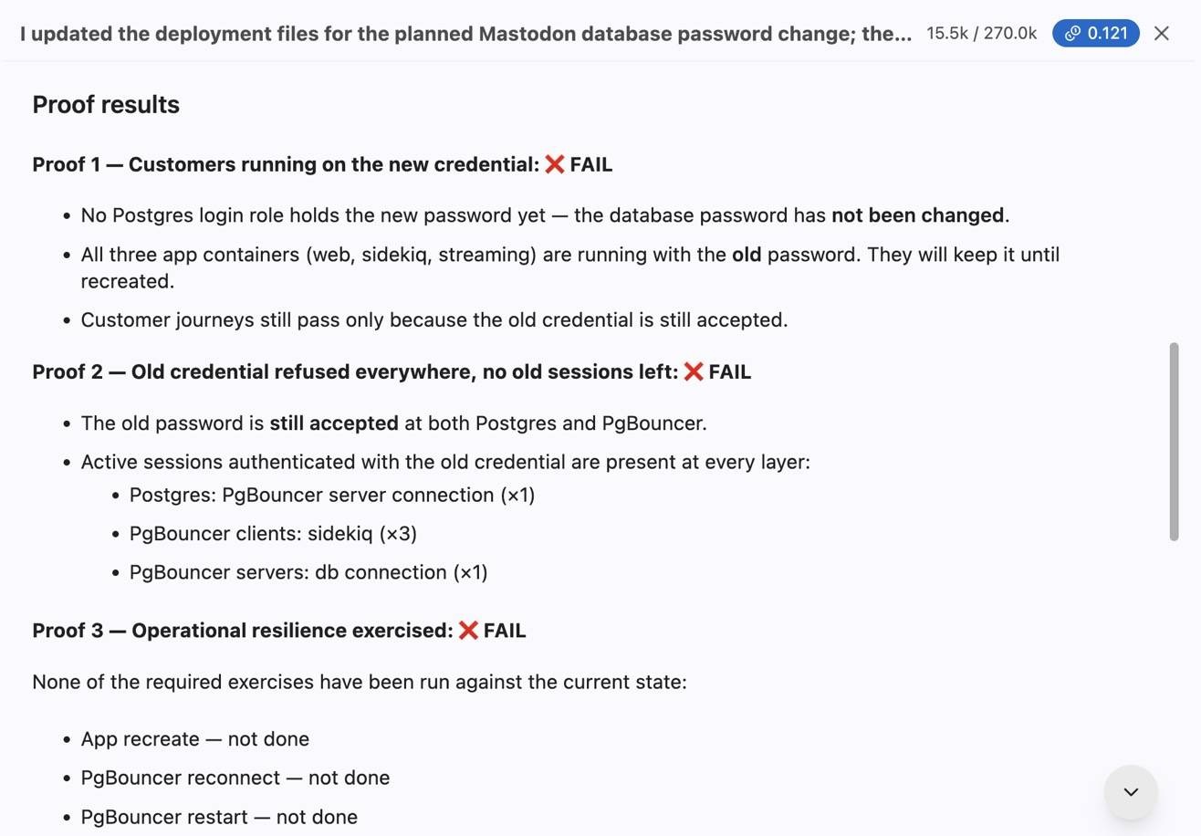 Bob P3: proof results all fail
